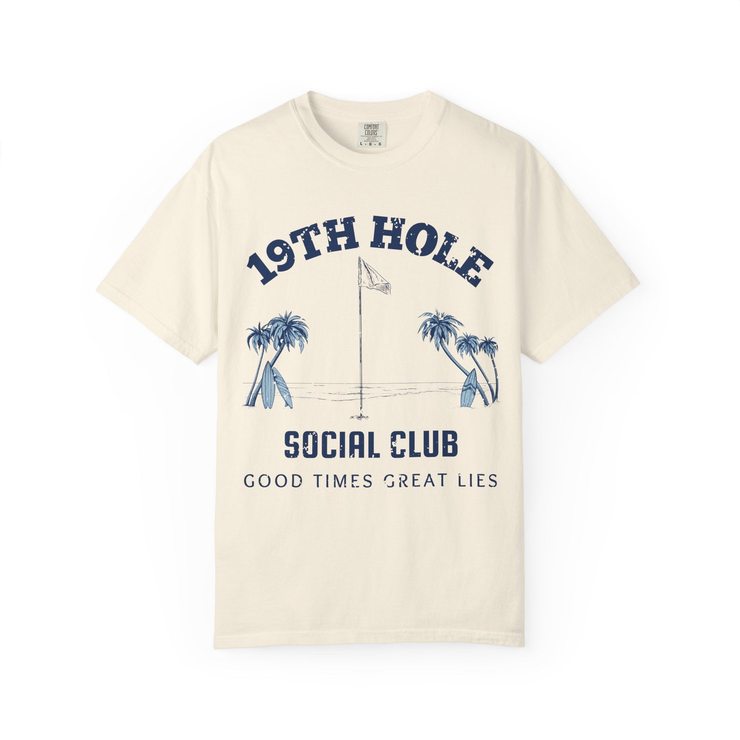 19th Hole Social Club Shirt, Funny Golf Shirt, Golf Drinking Tee, Golf Vacation T-Shirt, Golfer Gift, Golf Trip Apparel