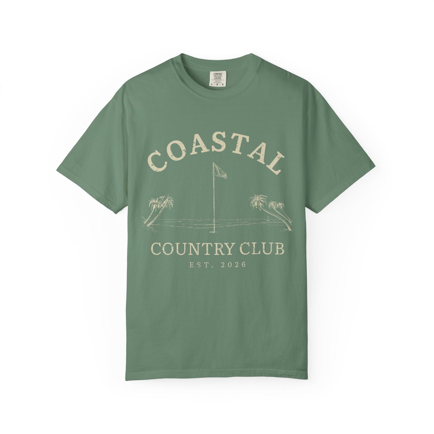 Coastal Country Club Shirt, Coastal Golf Tee, Beach Club T-Shirt, Golf Lifestyle Shirt, Resort Wear, Golfer Gift