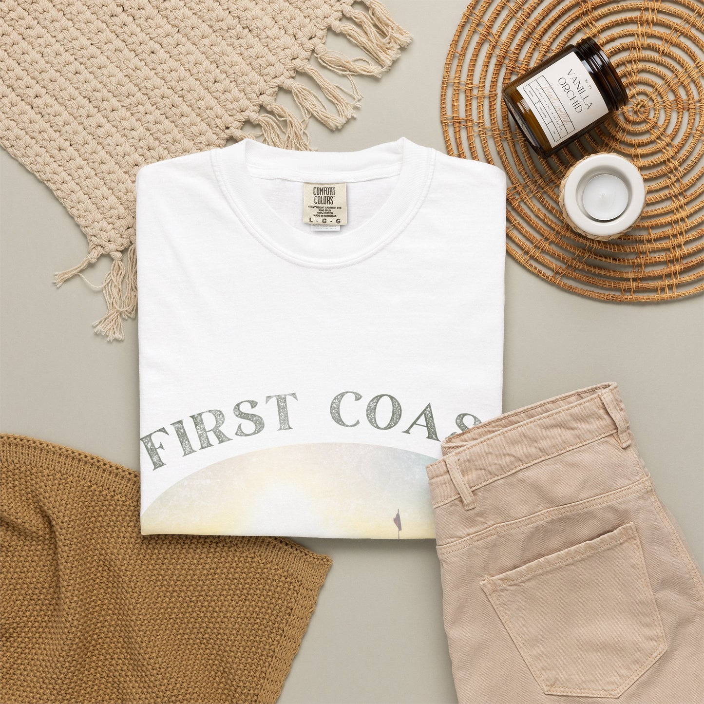 Sunset Coast Fairways Shirt, Coastal Golf Shirt, Beach Golf Tee, Golf Vacation T-Shirt, Golf Lover Gift, Coastal Lifestyle Apparel
