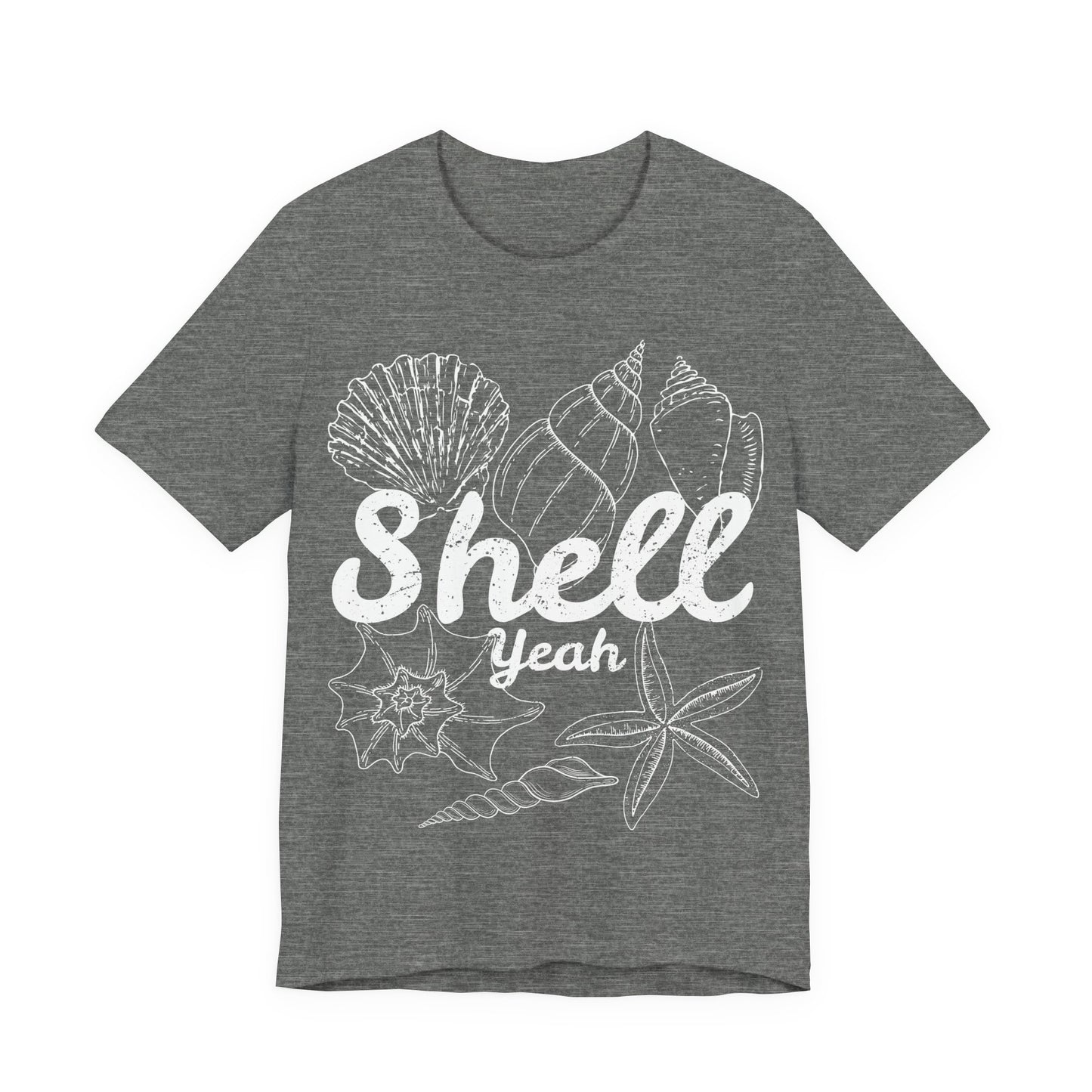 Shell Yeah Shirt, Beach Vacation Tee, Coastal Summer Shirt, Cute Beach Shirt, Ocean Graphic Tee, Funny Beach Tee, Summer Outfit