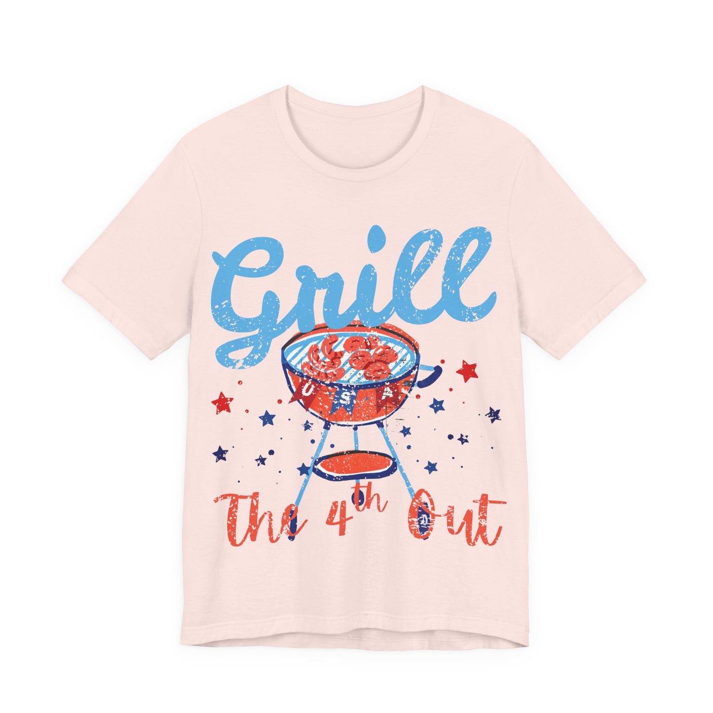 Grill the 4th Out T-shirt, Funny 4th of July BBQ Tee, Patriotic Grill Shirt, Independence Day T-Shirt, Summer Cookout Tee