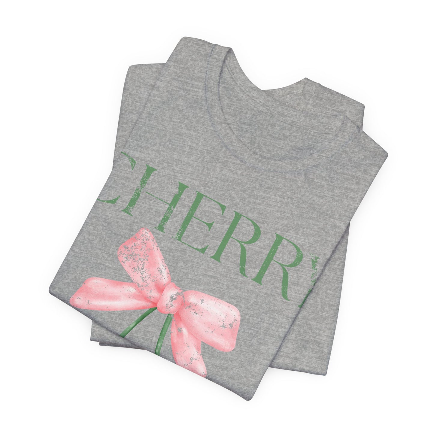Cherry Picking Shirt, Coquette Aesthetic Tee, Cute Cherry Bow Shirt, Preppy Graphic Tee, Girly Summer Shirt, Trendy Cute Tee, Fruit Shirt