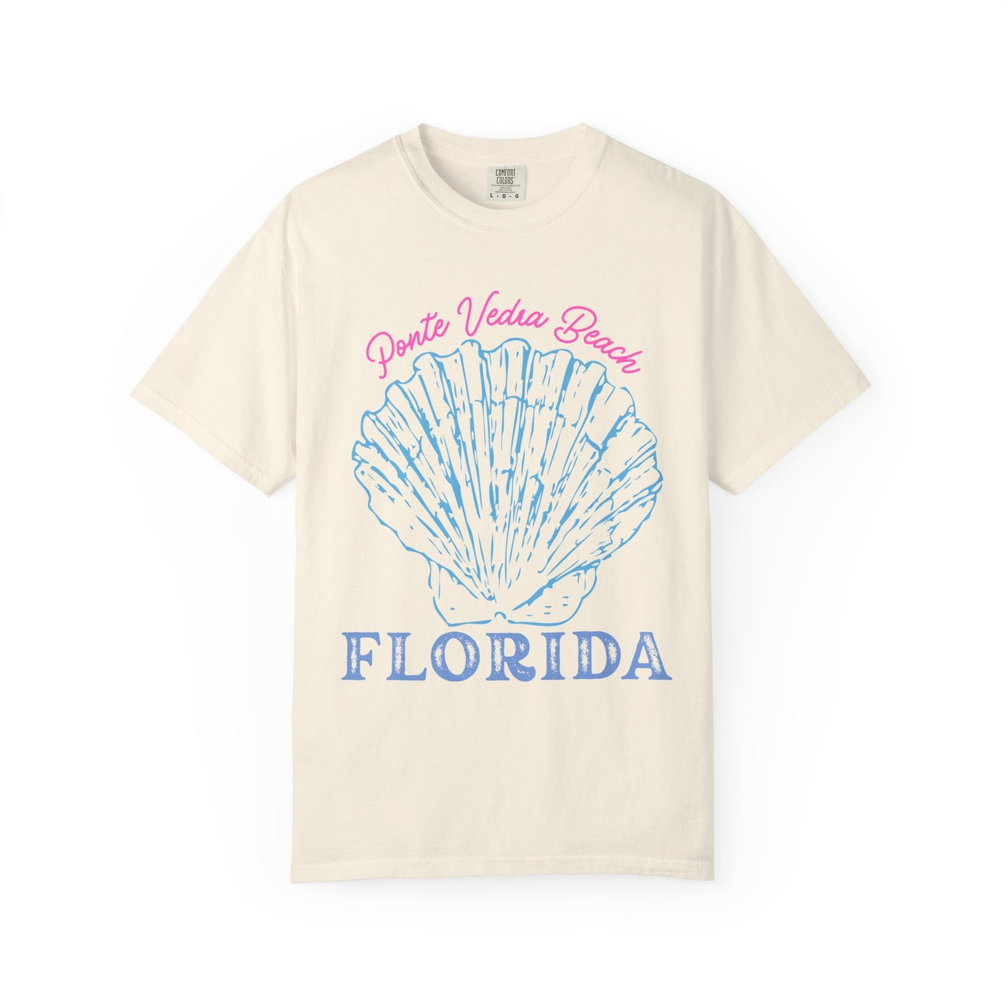 Ponte Vedra Beach Florida Shirt, Coastal Shell Tee, Florida Beach Shirt, Ponte Vedra Souvenir, Beach Vacation T-Shirt