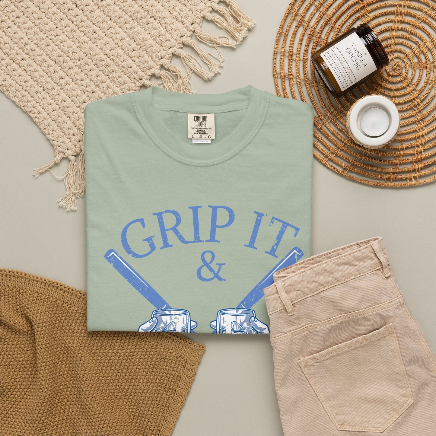 Grip It & Sip It Shirt, Funny Golf Shirt, Golf Drinking Tee, Golf Vacation T-Shirt, Golfer Gift, Golf Trip Apparel