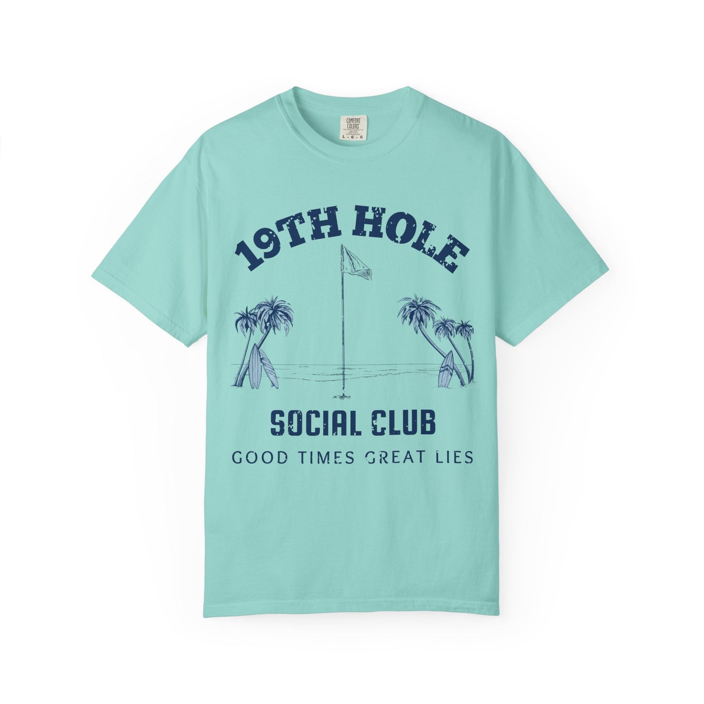 19th Hole Social Club Shirt, Funny Golf Shirt, Golf Drinking Tee, Golf Vacation T-Shirt, Golfer Gift, Golf Trip Apparel