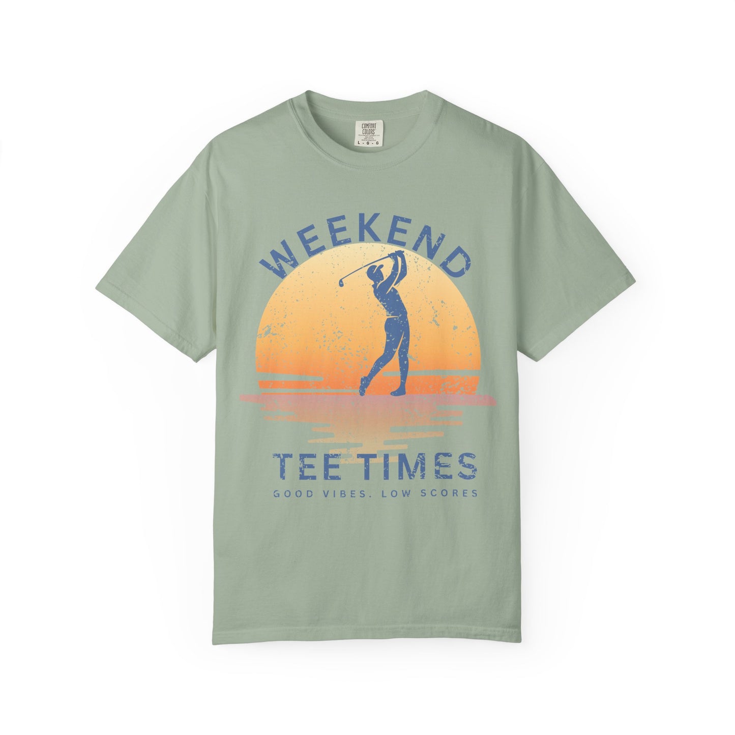 Weekend Tee Times Shirt, Coastal Golf Tee, Golf Vacation Shirt, Beach Golf T-Shirt, Funny Golfer Gift, Golf Lifestyle Tee