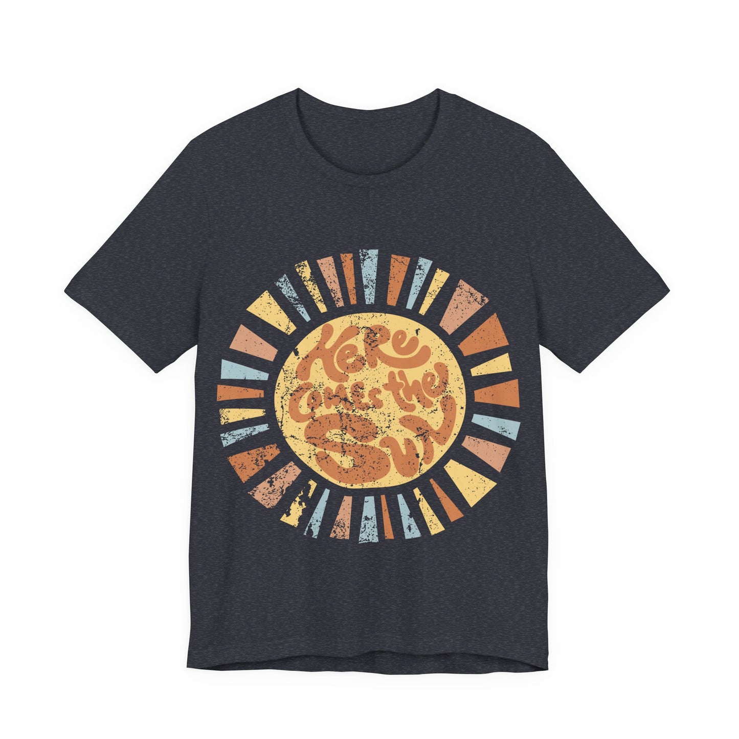 Here Comes the Sun Shirt, Retro Summer Tee, Vintage Sunshine Shirt, 4th of July Shirt, Boho Summer Graphic Tee