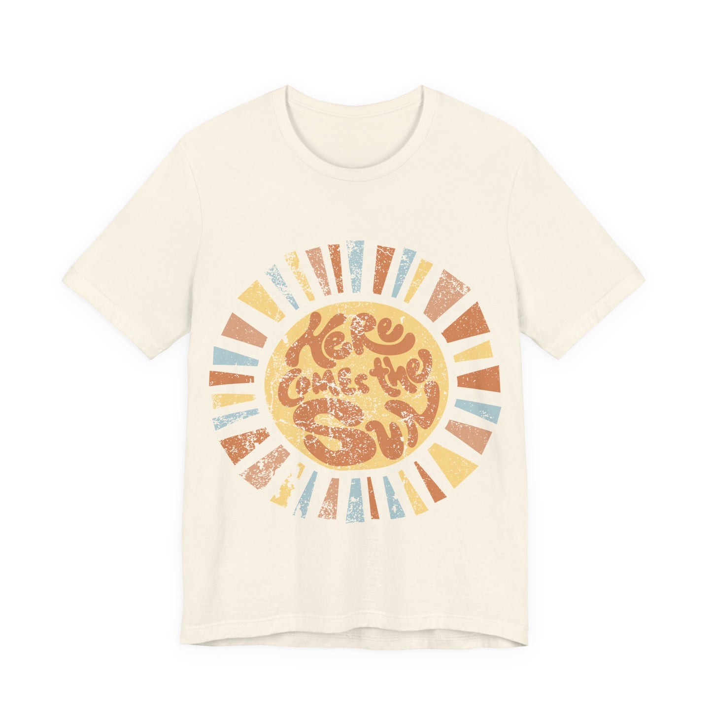 Here Comes the Sun Shirt, Retro Summer Tee, Vintage Sunshine Shirt, 4th of July Shirt, Boho Summer Graphic Tee