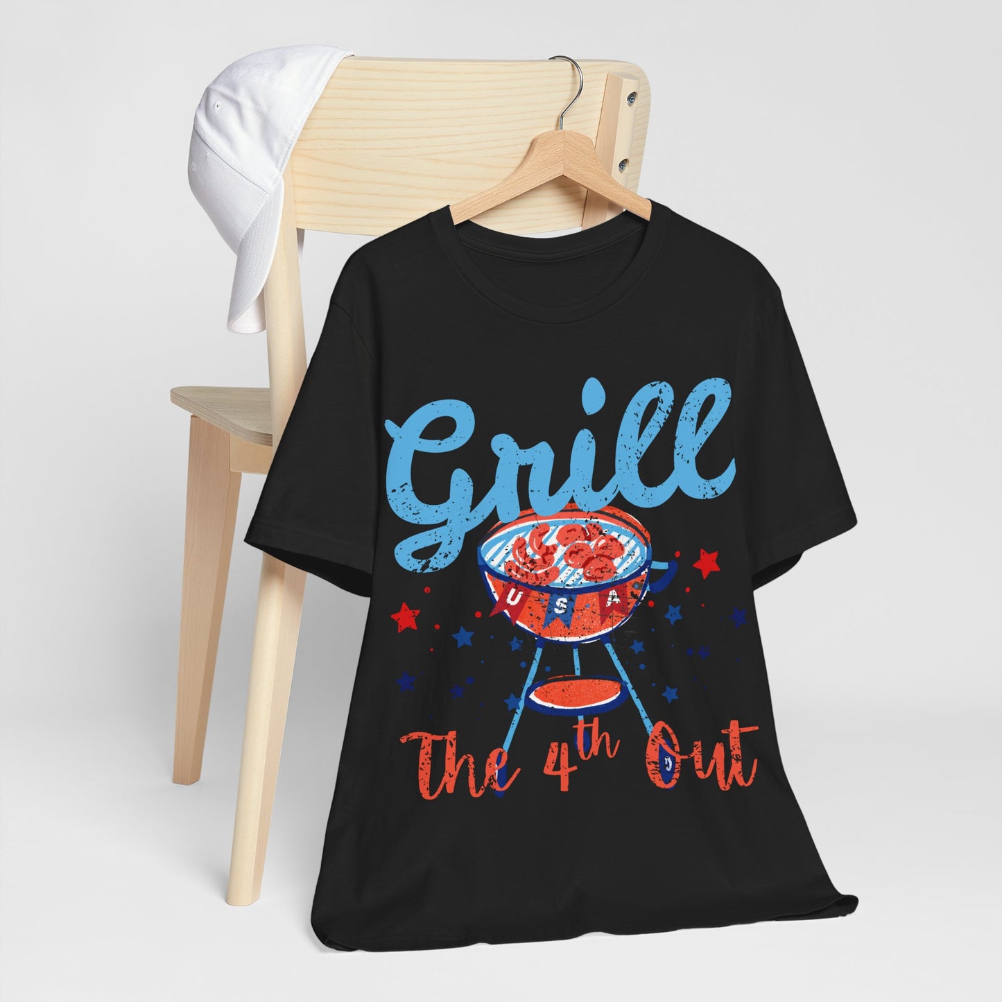 Grill the 4th Out T-shirt, Funny 4th of July BBQ Tee, Patriotic Grill Shirt, Independence Day T-Shirt, Summer Cookout Tee