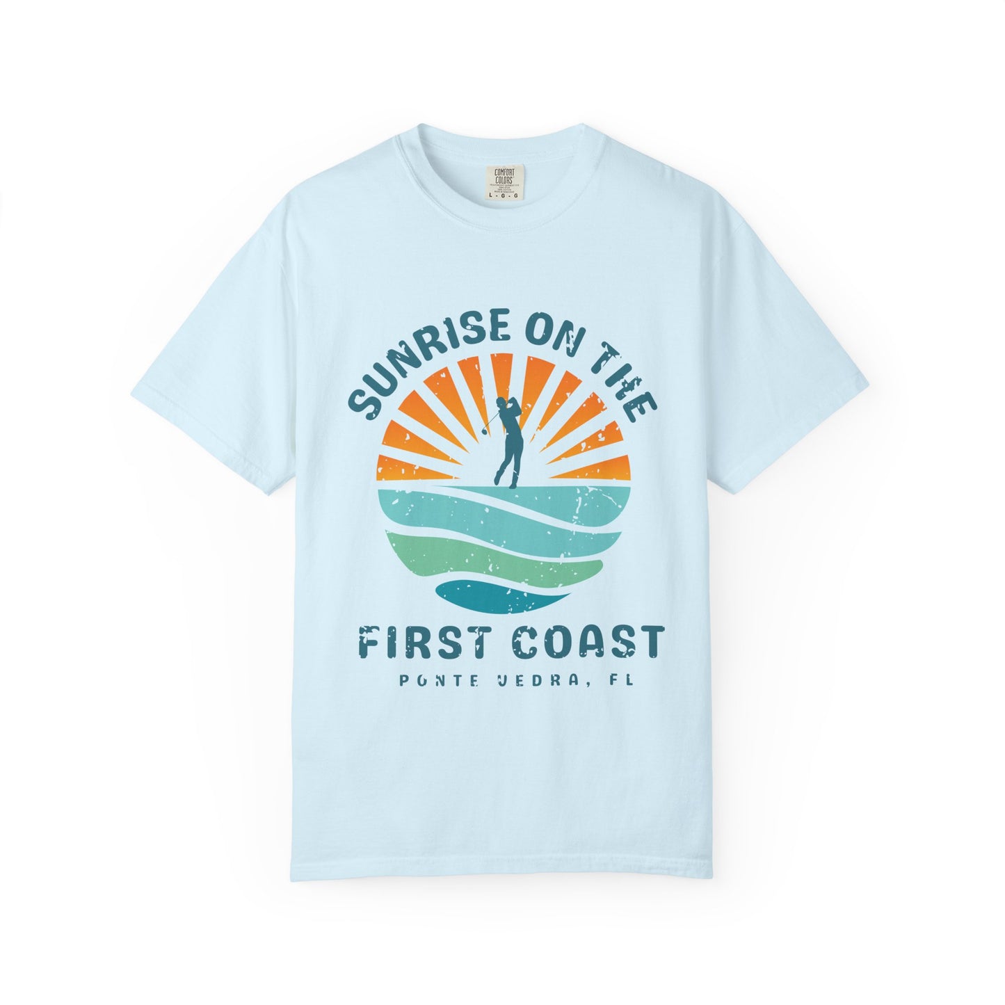 Sunrise on the First Coast Shirt, Ponte Vedra Beach Tee, Florida Coastal Shirt, Beach Vacation T-Shirt, Local Florida Gift