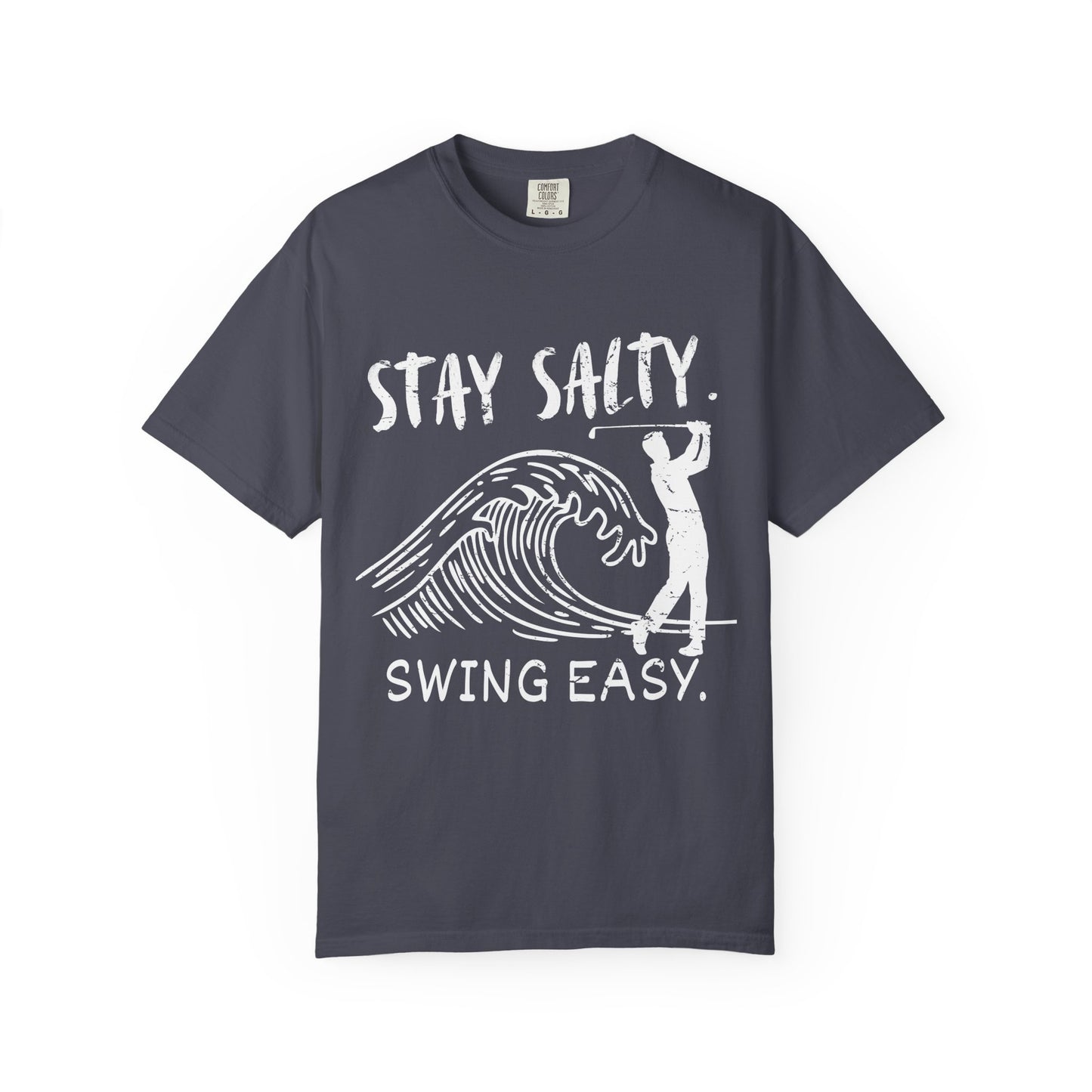 Stay Salty Swing Easy Shirt, Coastal Golf Shirt, Beach Golf Tee, Funny Golfer, Golf Vacation Shirt, Coastal Lifestyle Tee, Golf Lover Gift