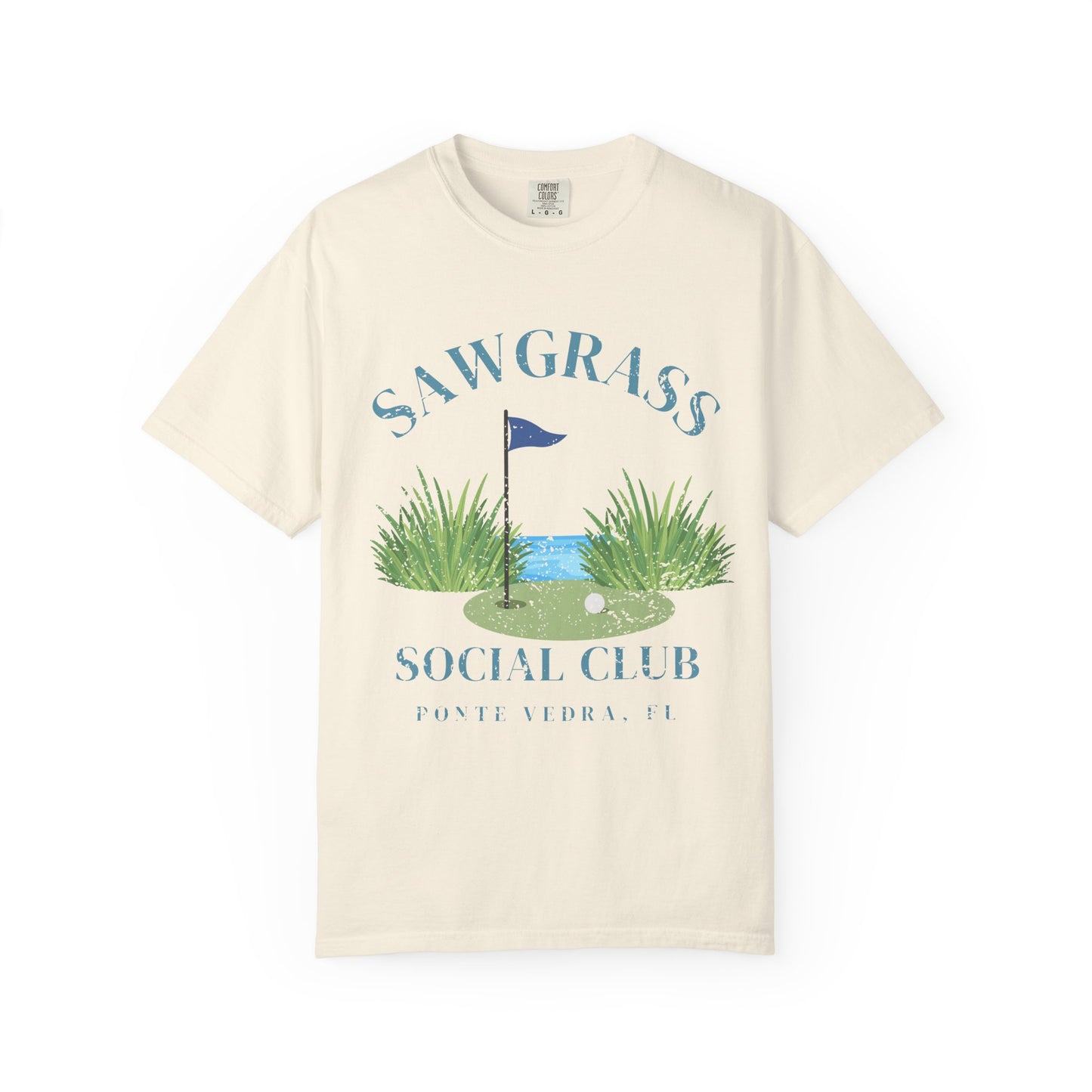 Sawgrass Social Club Shirt, Ponte Vedra Beach Tee, Coastal Golf Shirt, Florida Golf T-Shirt, Golf Lover Gift