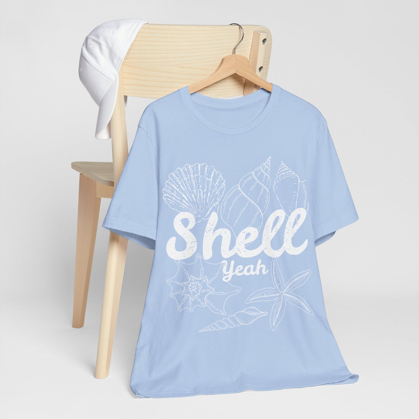 Shell Yeah Shirt, Beach Vacation Tee, Coastal Summer Shirt, Cute Beach Shirt, Ocean Graphic Tee, Funny Beach Tee, Summer Outfit