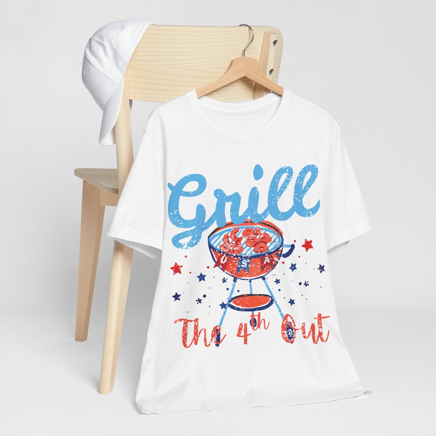 Grill the 4th Out T-shirt, Funny 4th of July BBQ Tee, Patriotic Grill Shirt, Independence Day T-Shirt, Summer Cookout Tee