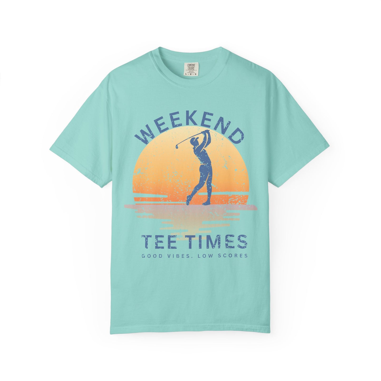 Weekend Tee Times Shirt, Coastal Golf Tee, Golf Vacation Shirt, Beach Golf T-Shirt, Funny Golfer Gift, Golf Lifestyle Tee
