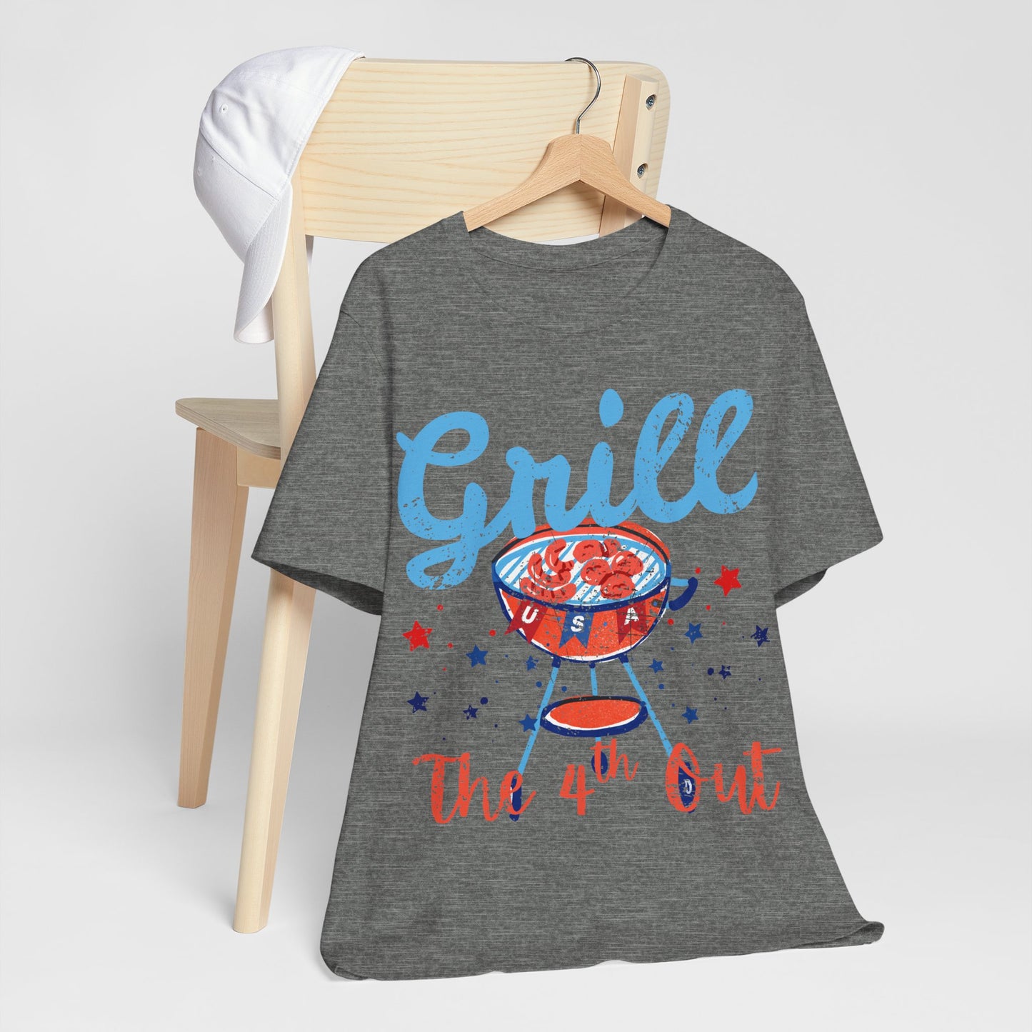 Grill the 4th Out T-shirt, Funny 4th of July BBQ Tee, Patriotic Grill Shirt, Independence Day T-Shirt, Summer Cookout Tee