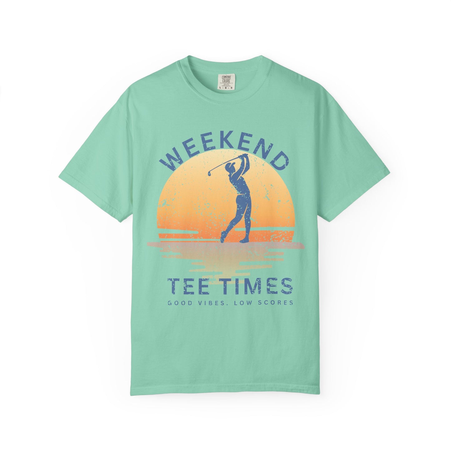 Weekend Tee Times Shirt, Coastal Golf Tee, Golf Vacation Shirt, Beach Golf T-Shirt, Funny Golfer Gift, Golf Lifestyle Tee