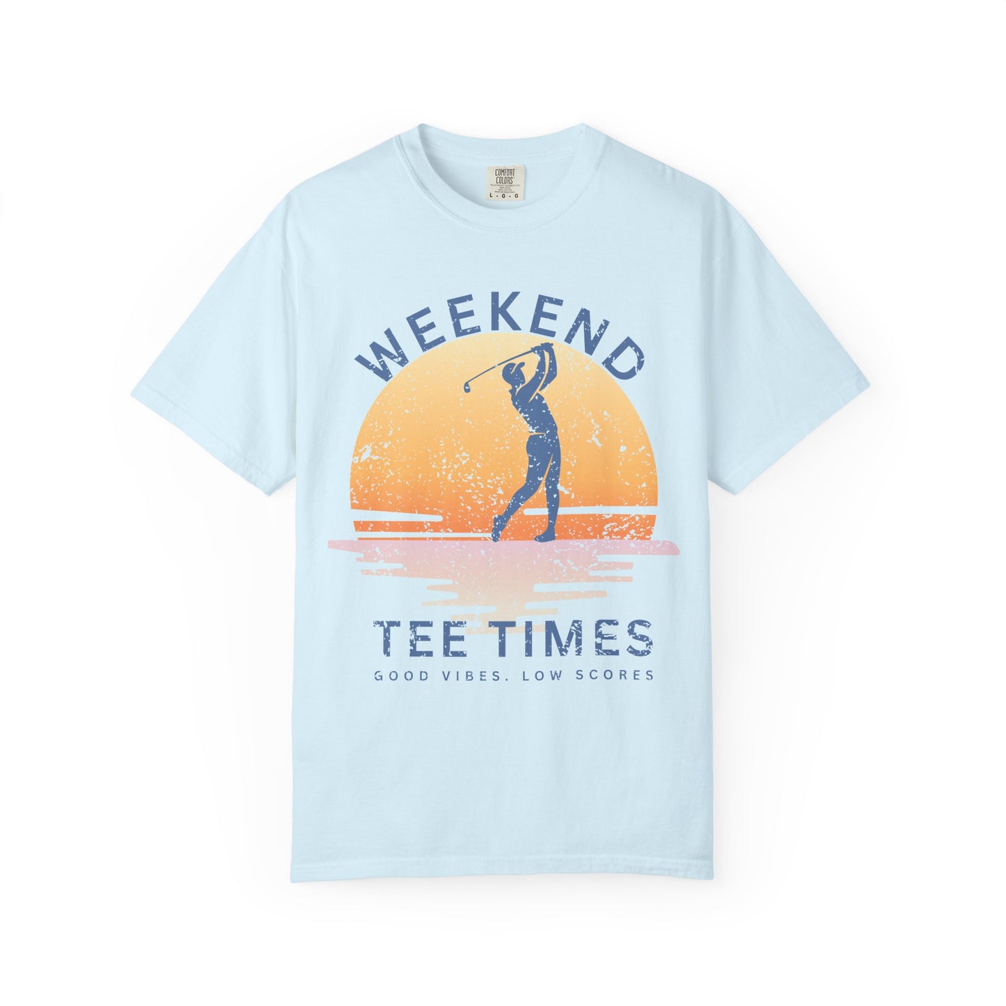 Weekend Tee Times Shirt, Coastal Golf Tee, Golf Vacation Shirt, Beach Golf T-Shirt, Funny Golfer Gift, Golf Lifestyle Tee