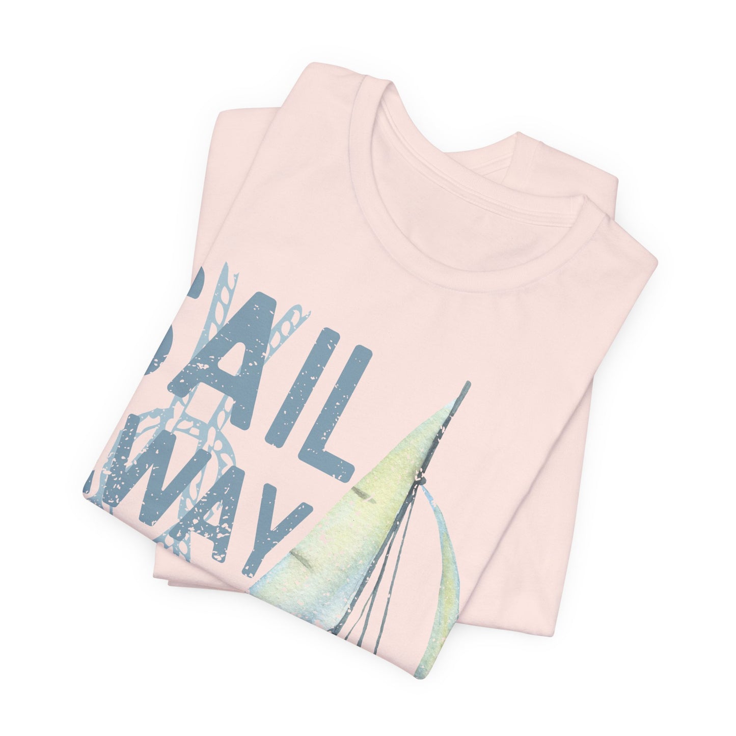 Sail Away With Me Shirt, Coastal Sailboat Tee, Nautical Graphic Tee, Coastal Summer Shirt, Ocean Lover Gift, Retro Beach T-Shirt